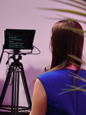 this-is-a-studio-teleprompter-podcast-recording